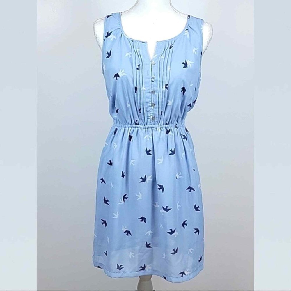 Daniel Rainn Bird-Pattern Dress